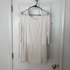 Urban Outfitters longline pleated top